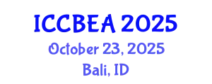 International Conference on Chemical, Biomolecular Engineering and Applications (ICCBEA) October 23, 2025 - Bali, Indonesia