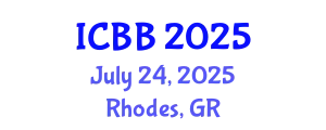 International Conference on Bioinformatics and Biomedicine (ICBB) July 24, 2025 - Rhodes, Greece