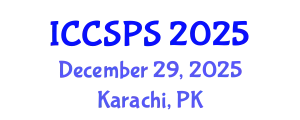International Conference on Computer Science, Programming and Security (ICCSPS) December 29, 2025 - Karachi, Pakistan