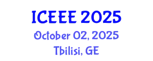 International Conference on Electrical and Electronics Engineering (ICEEE) October 02, 2025 - Tbilisi, Georgia