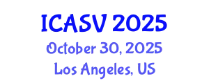International Conference on Animal Sciences and Veterinary (ICASV) October 30, 2025 - Los Angeles, United States