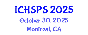 International Conference on Humanities, Social and Political Sciences (ICHSPS) October 30, 2025 - Montreal, Canada