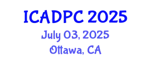 International Conference on Advances in Distributed and Parallel Computing (ICADPC) July 03, 2025 - Ottawa, Canada