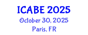 International Conference on Accounting, Business and Economics (ICABE) October 30, 2025 - Paris, France