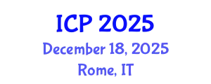 International Conference on Pediatrics (ICP) December 18, 2025 - Rome, Italy