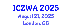 International Conference on Zoology and Wild Animals (ICZWA) August 21, 2025 - London, United Kingdom