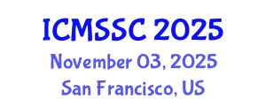 International Conference on Mathematics, Statistics and Scientific Computing (ICMSSC) November 03, 2025 - San Francisco, United States