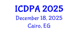 International Conference on Developmental Psychology and Adolescence (ICDPA) December 18, 2025 - Cairo, Egypt