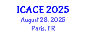 International Conference on Architectural and Civil Engineering (ICACE) August 28, 2025 - Paris, France