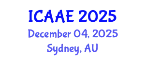 International Conference on Aeronautical and Astronautical Engineering (ICAAE) December 04, 2025 - Sydney, Australia