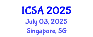 International Conference on Surgery and Anesthesia (ICSA) July 03, 2025 - Singapore, Singapore