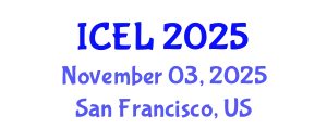 International Conference on Educational Leadership (ICEL) November 03, 2025 - San Francisco, United States