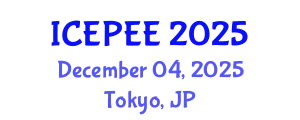 International Conference on Energy, Power and Electrical Engineering (ICEPEE) December 04, 2025 - Tokyo, Japan
