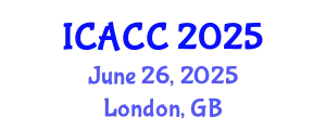 International Conference on Agriculture and Climate Change (ICACC) June 26, 2025 - London, United Kingdom