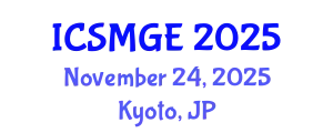 International Conference on Soil Mechanics and Geotechnical Engineering (ICSMGE) November 24, 2025 - Kyoto, Japan