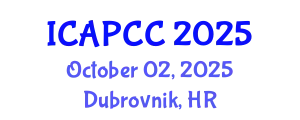 International Conference on Air Pollution and Climate Change (ICAPCC) October 02, 2025 - Dubrovnik, Croatia