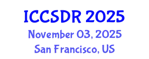 International Conference on Construction Systems and Disaster Reduction (ICCSDR) November 03, 2025 - San Francisco, United States