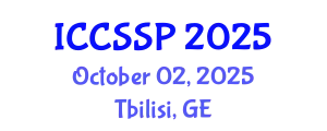 International Conference on Circuits, Systems, and Signal Processing (ICCSSP) October 02, 2025 - Tbilisi, Georgia