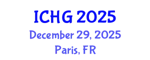 International Conference on Human Genetics (ICHG) December 29, 2025 - Paris, France