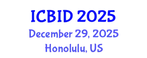 International Conference on Bacteriology and Infectious Diseases (ICBID) December 29, 2025 - Honolulu, United States