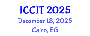 International Conference on Computing and Information Technology (ICCIT) December 18, 2025 - Cairo, Egypt