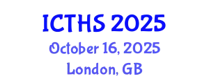 International Conference on Tourism and Hospitality Studies (ICTHS) October 16, 2025 - London, United Kingdom