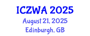 International Conference on Zoology and Wild Animals (ICZWA) August 21, 2025 - Edinburgh, United Kingdom
