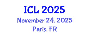 International Conference on Learning (ICL) November 24, 2025 - Paris, France