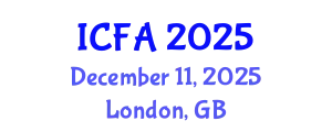 International Conference on Fisheries and Aquaculture (ICFA) December 11, 2025 - London, United Kingdom
