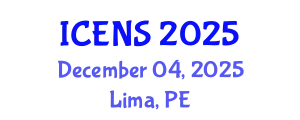 International Conference on Engineering and Natural Sciences (ICENS) December 04, 2025 - Lima, Peru