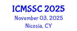 International Conference on Mathematics, Statistics and Scientific Computing (ICMSSC) November 03, 2025 - Nicosia, Cyprus