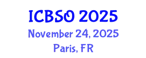 International Conference on Biomedical Sciences and Oncology (ICBSO) November 24, 2025 - Paris, France