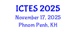 International Conference on Teaching and Education Sciences (ICTES) November 17, 2025 - Phnom Penh, Cambodia