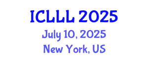 International Conference on Language, Linguistics and Literature (ICLLL) July 10, 2025 - New York, United States