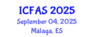 International Conference on Fisheries and Aquatic Sciences (ICFAS) September 04, 2025 - Málaga, Spain