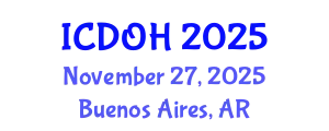 International Conference on Dentistry and Oral Health (ICDOH) November 27, 2025 - Buenos Aires, Argentina