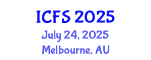 International Conference on Forensic Sciences (ICFS) July 24, 2025 - Melbourne, Australia