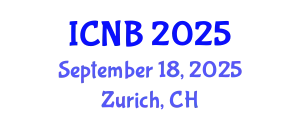 International Conference on Nanotechnology and Biotechnology (ICNB) September 18, 2025 - Zurich, Switzerland