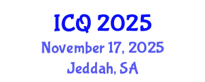 International Conference on Quran (ICQ) November 17, 2025 - Jeddah, Saudi Arabia