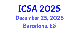International Conference on Surgery and Anesthesia (ICSA) December 25, 2025 - Barcelona, Spain
