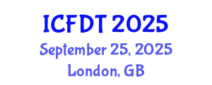International Conference on Fluid Dynamics and Thermodynamics (ICFDT) September 25, 2025 - London, United Kingdom