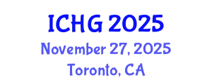 International Conference on Human Genetics (ICHG) November 27, 2025 - Toronto, Canada