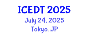 International Conference on Educational Design and Technology (ICEDT) July 24, 2025 - Tokyo, Japan