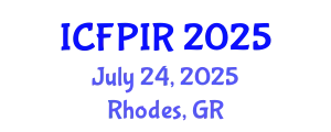 International Conference on Foreign Policy and International Relations (ICFPIR) July 24, 2025 - Rhodes, Greece