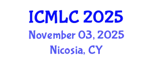 International Conference on Machine Learning and Cybernetics (ICMLC) November 03, 2025 - Nicosia, Cyprus