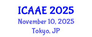 International Conference on Aerospace and Aviation Engineering (ICAAE) November 10, 2025 - Tokyo, Japan