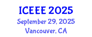 International Conference on Employment, Education and Entrepreneurship (ICEEE) September 29, 2025 - Vancouver, Canada