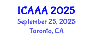 International Conference on Applied Aerodynamics and Aeromechanics (ICAAA) September 25, 2025 - Toronto, Canada