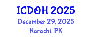 International Conference on Dental and Oral Health (ICDOH) December 29, 2025 - Karachi, Pakistan