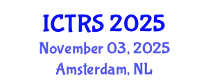 International Conference on Theology and Religious Studies (ICTRS) November 03, 2025 - Amsterdam, Netherlands